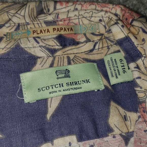 Scotch Shrunk bahama button shirt 6t - Picture 2 of 3